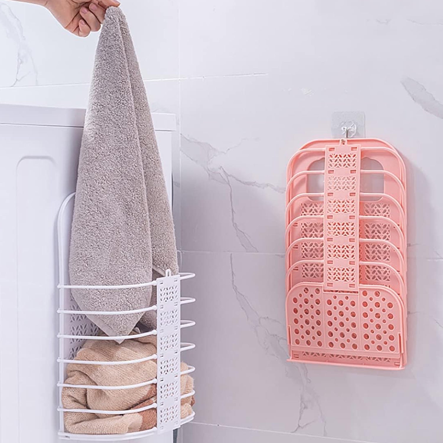 8145 Wall Hanging Laundry Basket Clothes Hanger Dirty Hamper Clothes Storage Hook Clothes Rails for Laundry Washing Machine Bathroom Kids Dirty Clothes Storage Hanger (1 Pc) 8145 Wall Hanging Laundry Basket Clothes Hanger Dirty Hamper Clothes Storage Hook Clothes Rails for Laundry Washing Machine Bathroom Kids Dirty Clothes Storage Hanger (1 Pc)